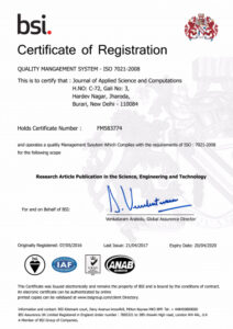 JOURNAL OF APPLIED SCIENCE AND COMPUTATIONS – JASC: JOURNAL OF APPLIED ...